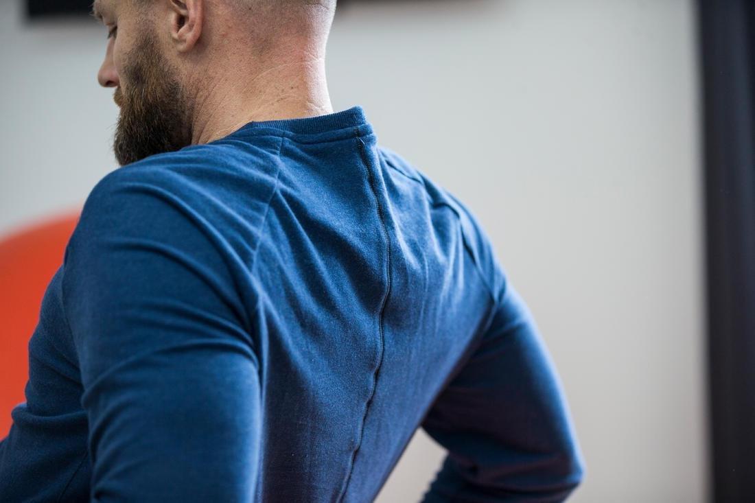 Crew Neck Fitness Sweatshirt, Grey, No Color, large image number 7