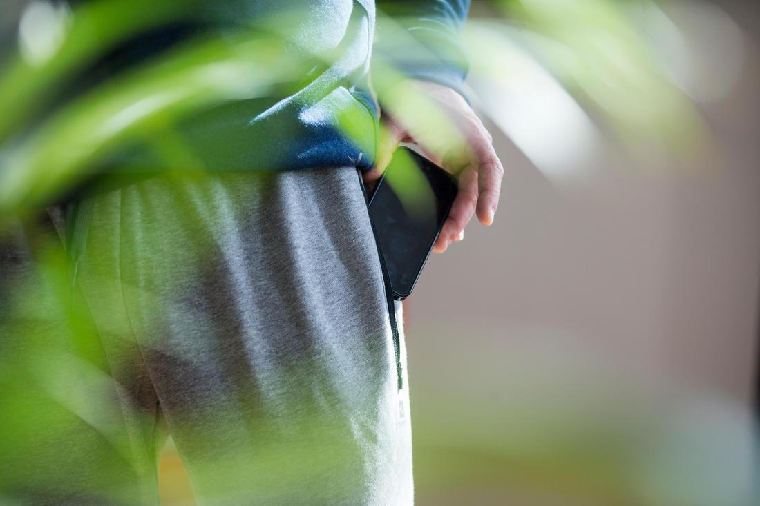 Crew Neck Fitness Sweatshirt, Grey, No Color, large image number 11