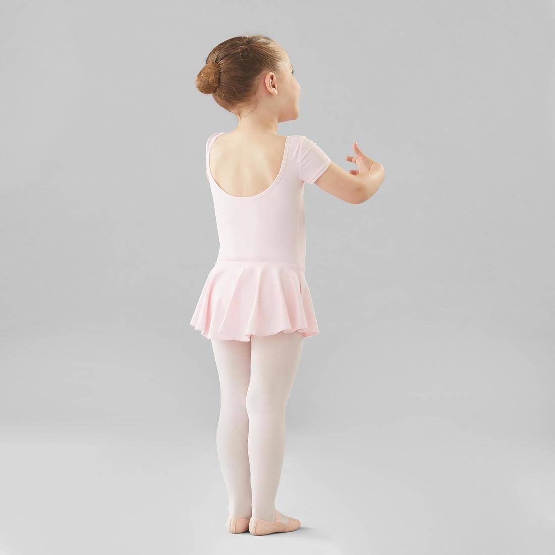 Kids Girls Ballet Skirted Leotard, Pink, , large image number 4