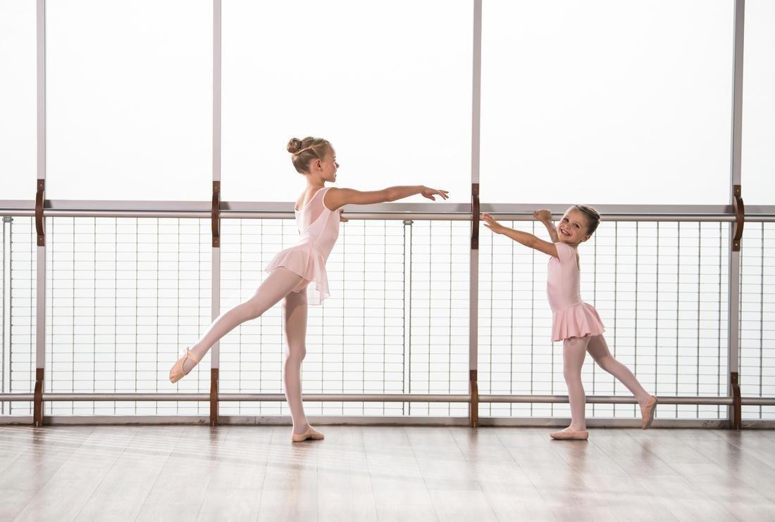 Kids Girls Ballet Skirted Leotard, Pink, , large image number 11