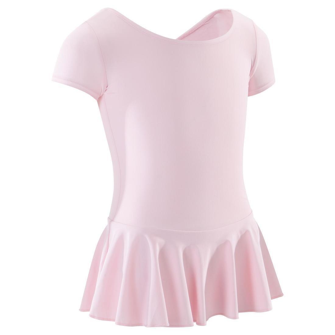 STAREVER - Kids Girls Ballet Skirted Leotard, Pink