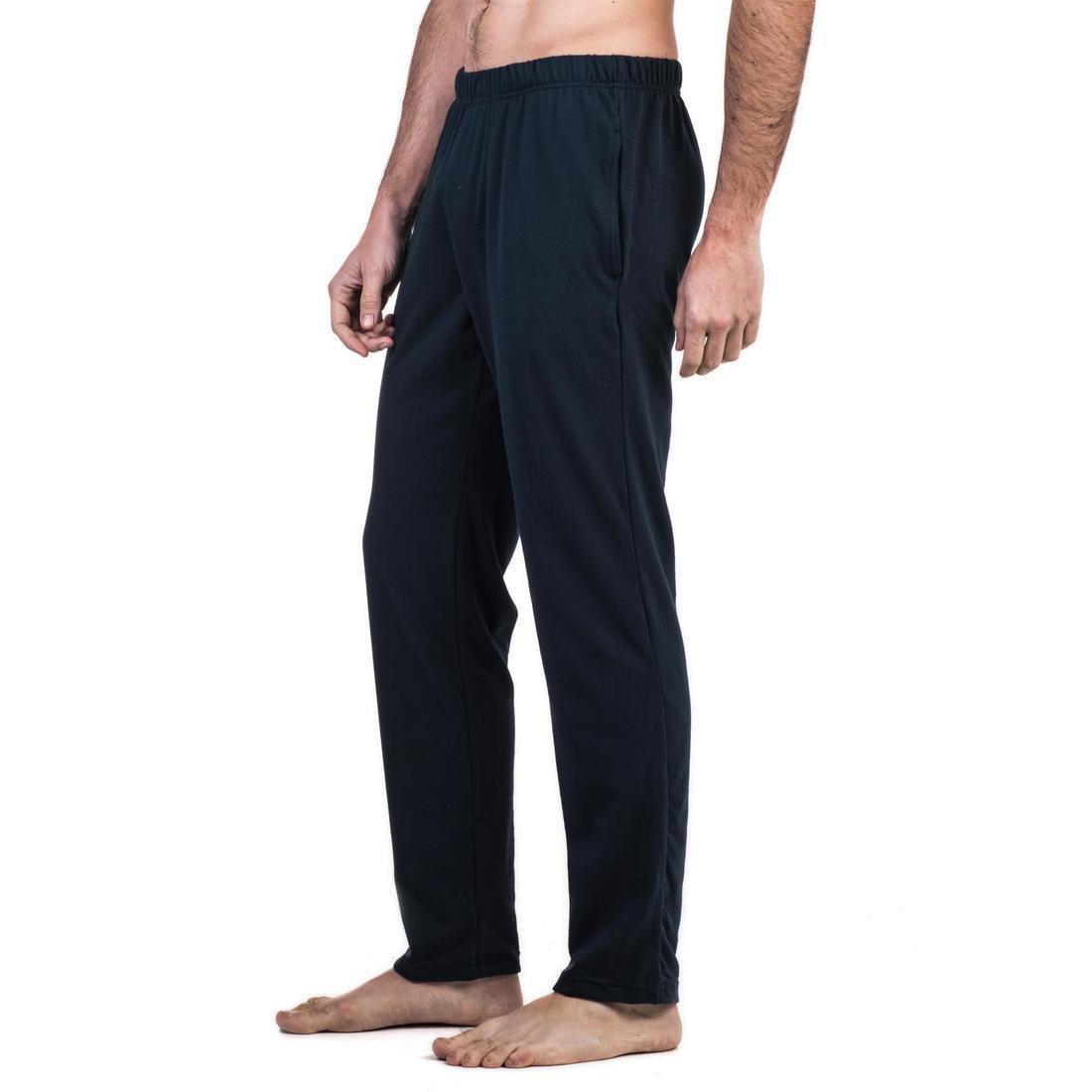 Fitness Straight-Fit Jogging Bottoms, Grey, No Color, large image number 5