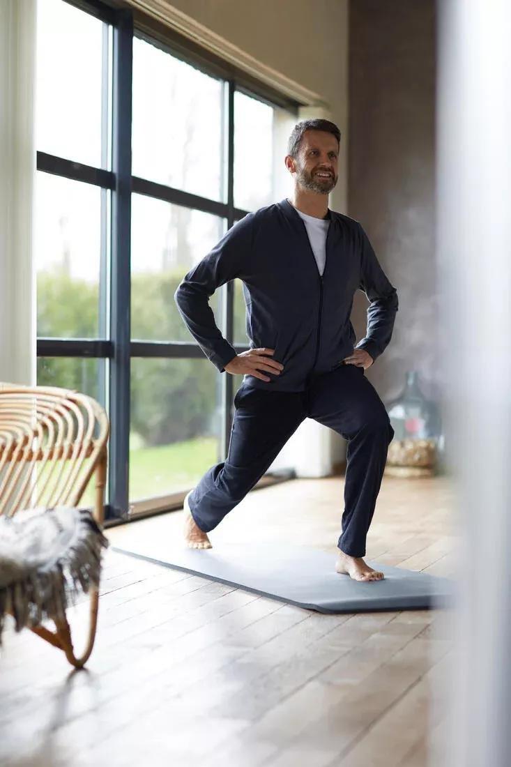 Fitness Straight-Fit Jogging Bottoms, Grey, No Color, large image number 8