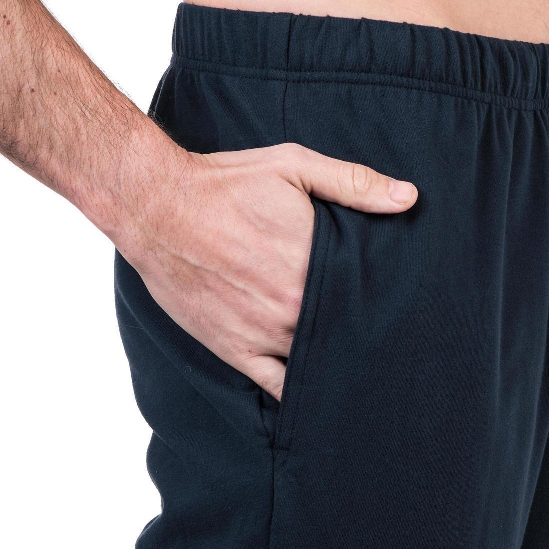 Fitness Straight-Fit Jogging Bottoms, Grey, No Color, large image number 9