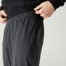 DOMYOS - Fitness Straight-Fit Jogging Bottoms, Grey