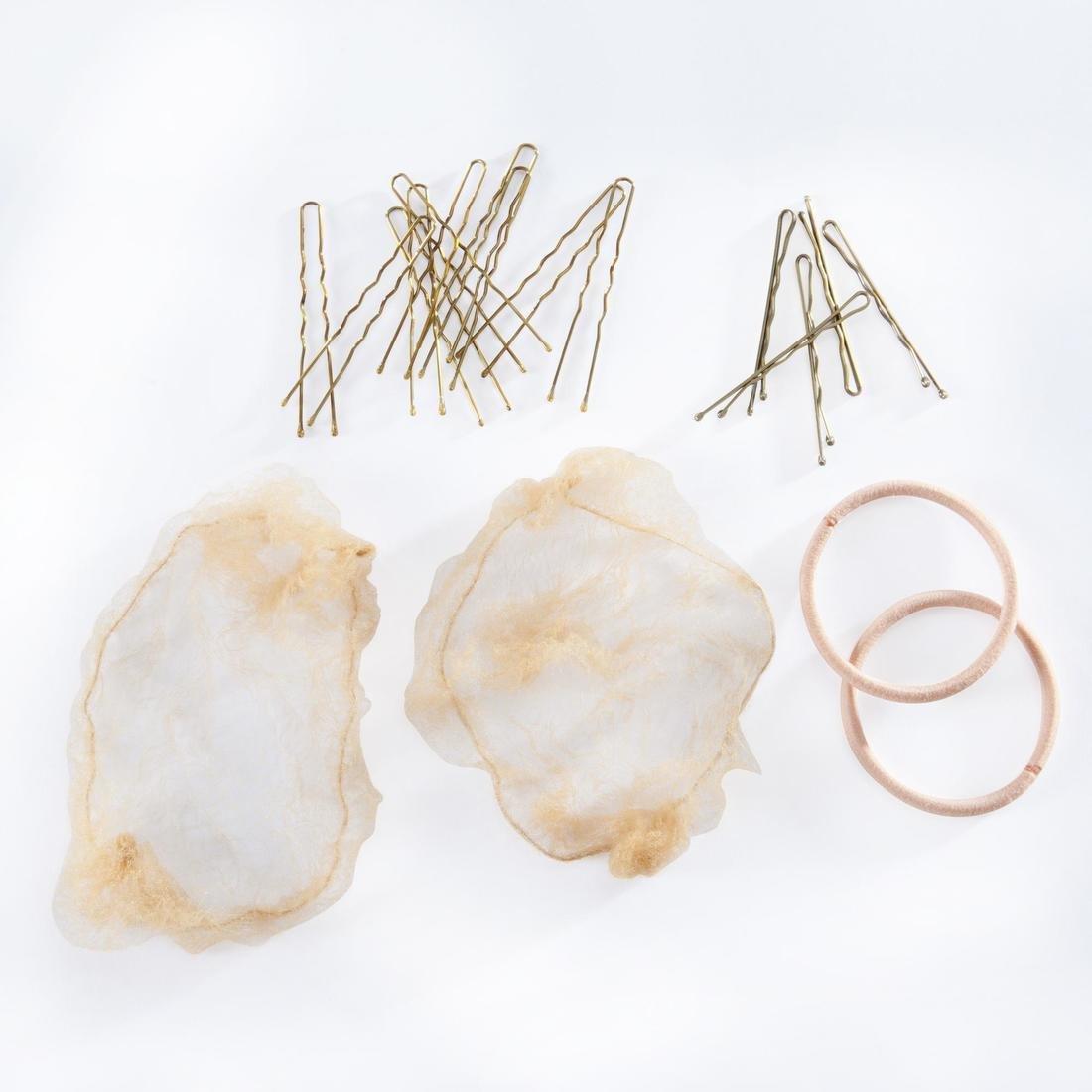 Womens And Kids Girls Bun Kit, Blonde, No Color, large image number 1