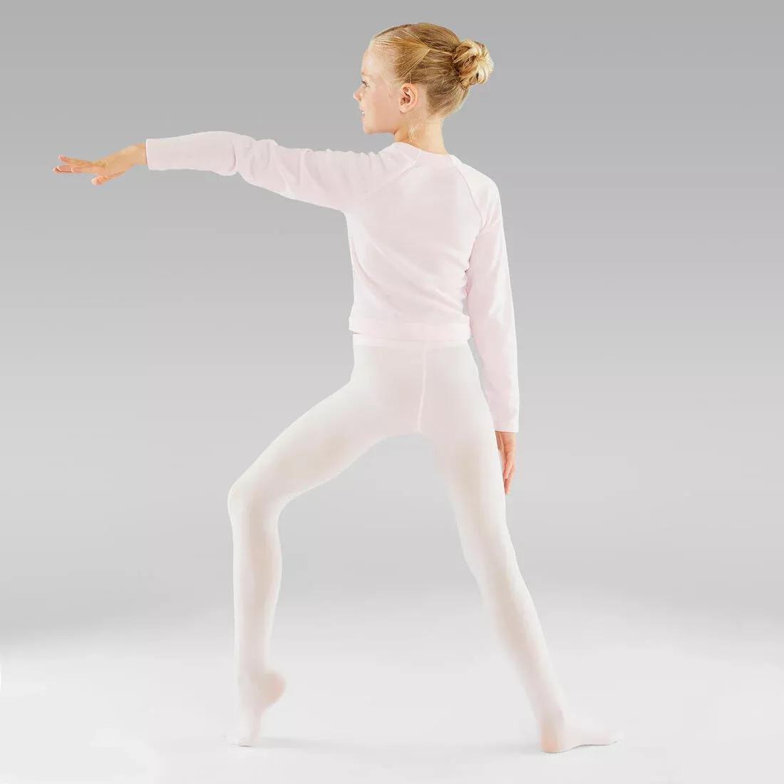 Kids Girls Ballet Tights, Pink, , large image number 6