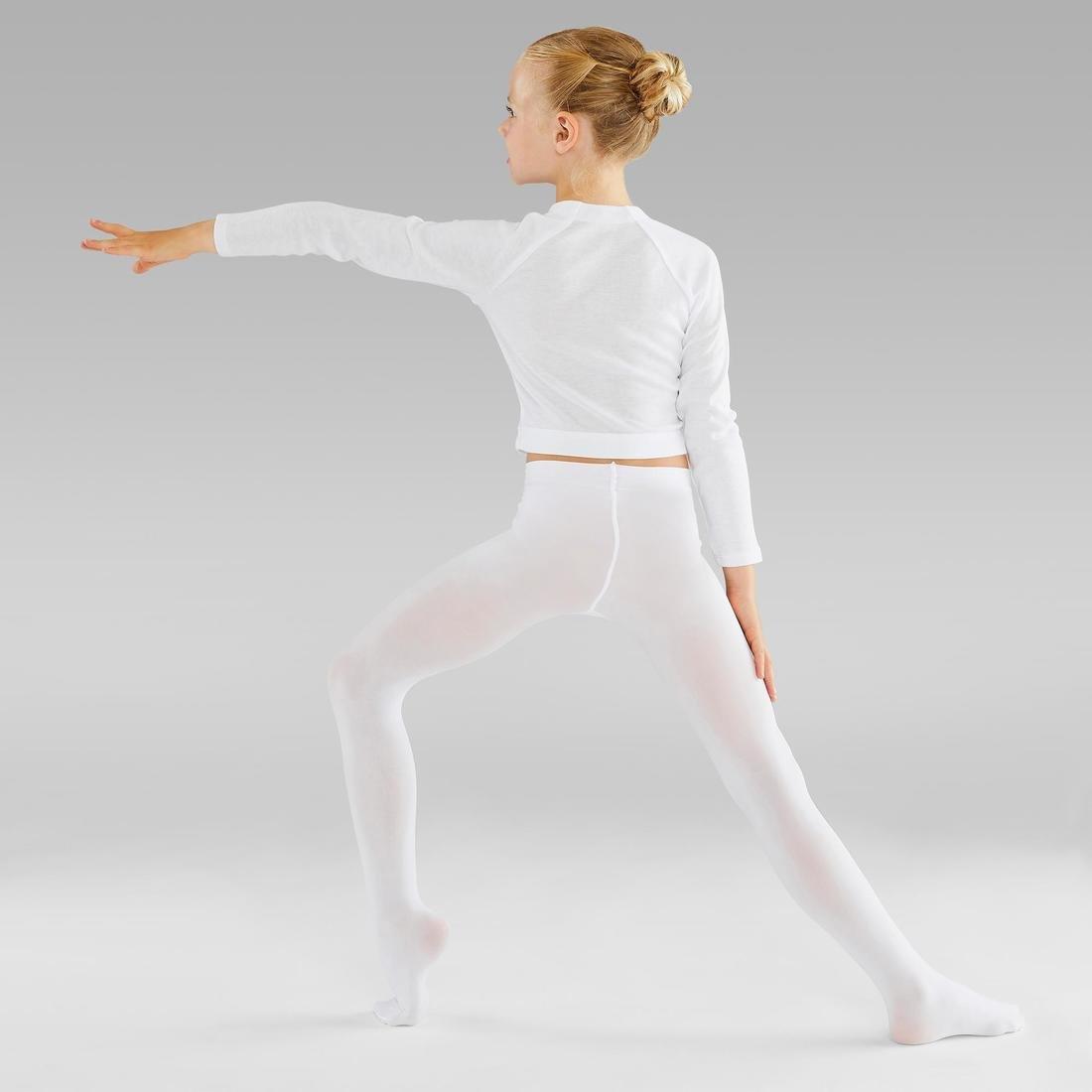 Girls Ballet Tights, White, , large image number 14
