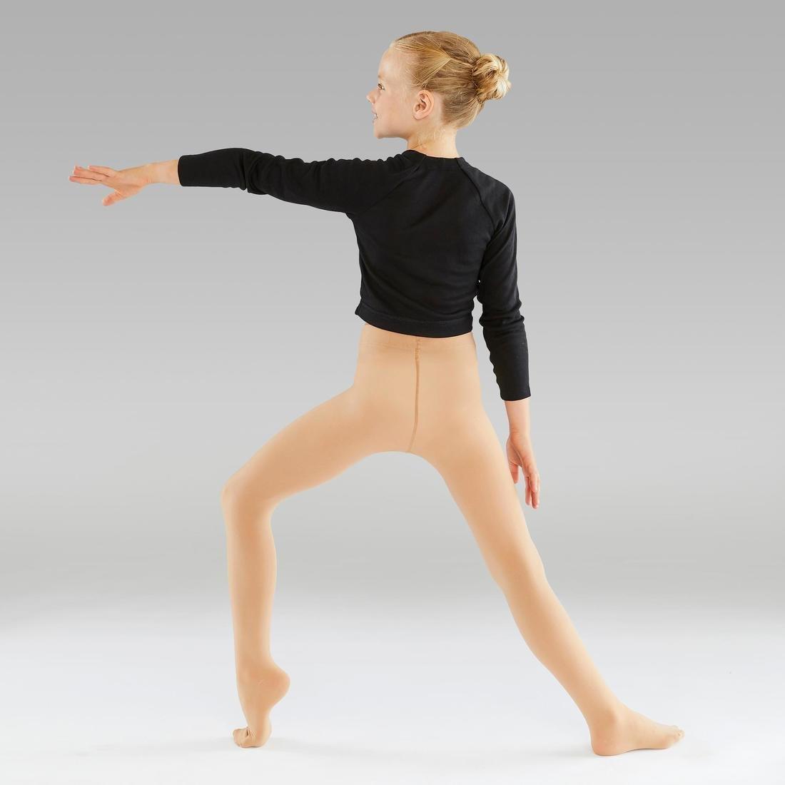 STAREVER - Girls Ballet Tights, Cinnamon