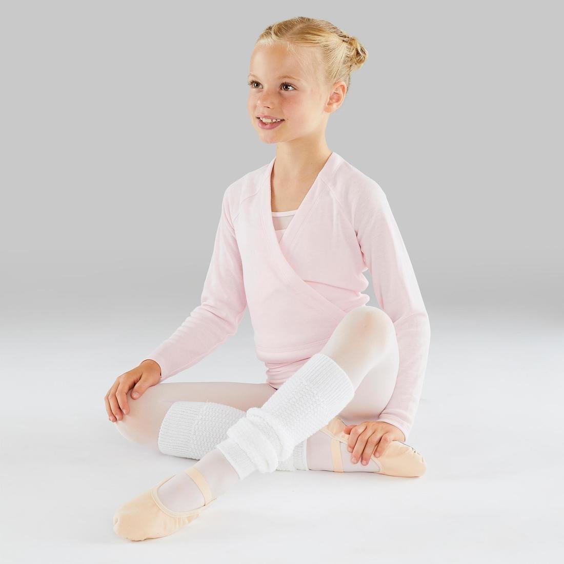 Kids Girls Ballet And Modern Dance Leg Warmers, Pink, No Color, large image number 7