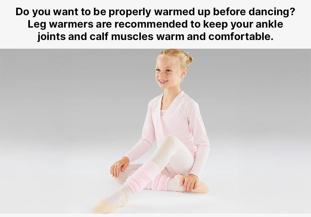 Kids Girls Ballet And Modern Dance Leg Warmers, Pink, No Color, large image number 18