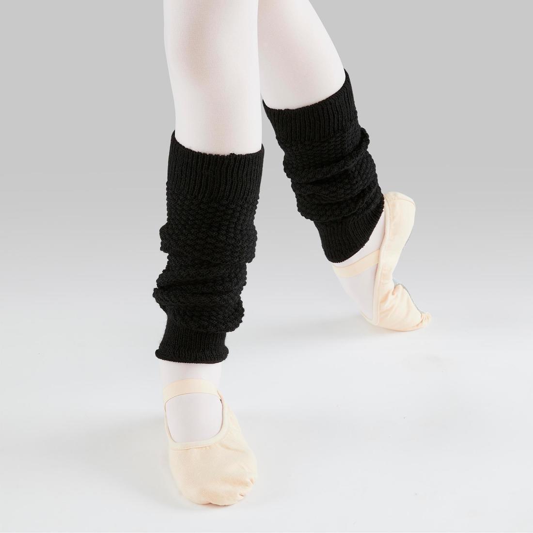 STAREVER - Kids Girls Ballet And Modern Dance Leg Warmers, Black