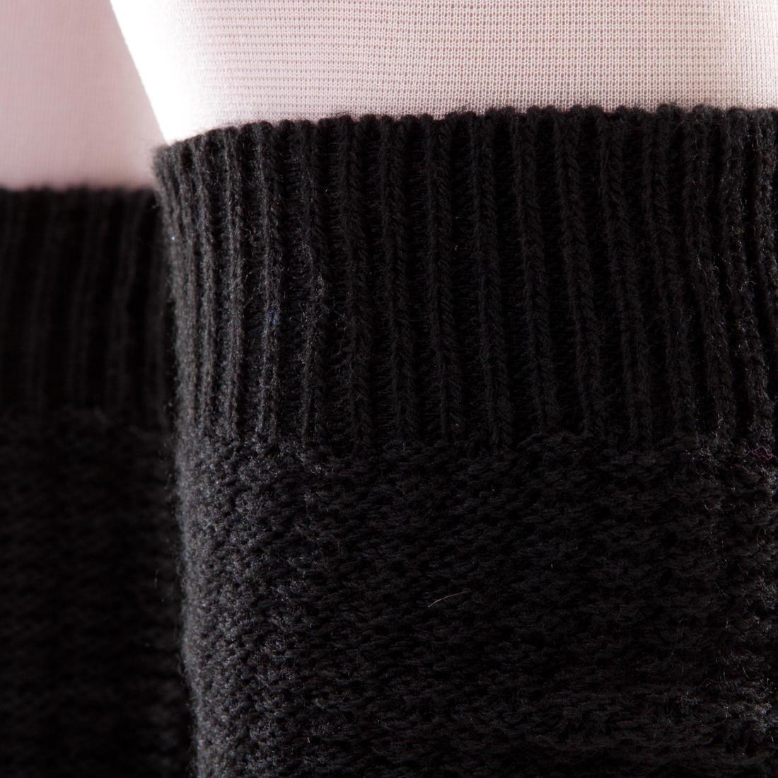 Womens Stirrup Leg Warmers, Black, No Color, large image number 12