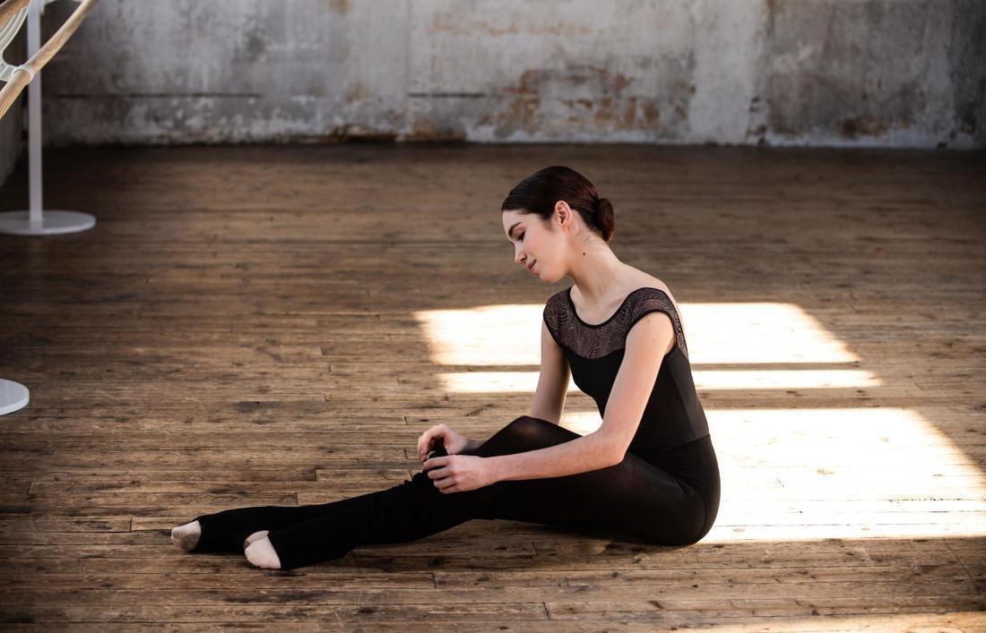 Womens Ballet And Modern Dancelong Leg Warmers, Black, No Color, large image number 8