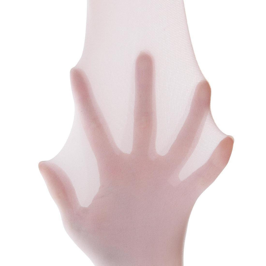 Girls' Footless Ballet and Modern Dance Tights, Black, No Color, large image number 6