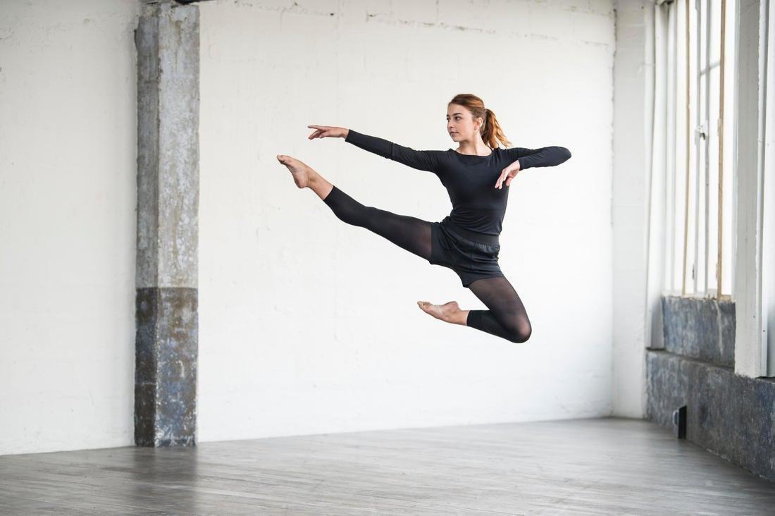 Footless Ballet And Modern Dance Tights, Black, , large image number 8