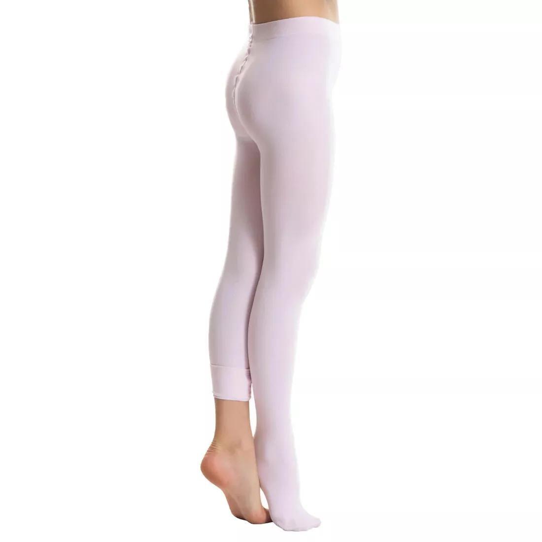 Girls' Convertible Ballet Tights, Pink, No Color, large image number 0