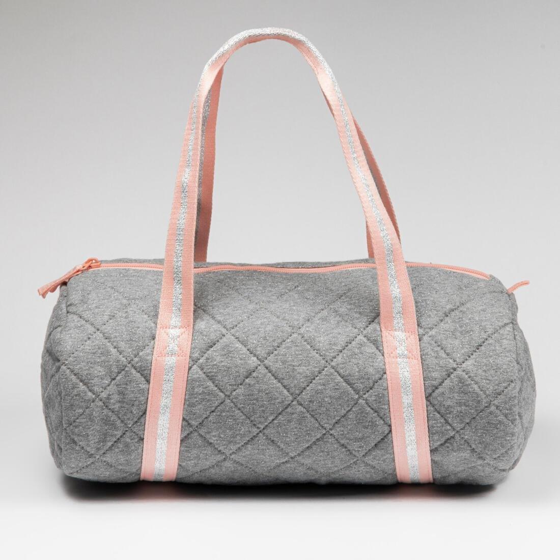 PURPLE Girls' 15L Dance Barrel Bag - Grey, No Color, large image number 1