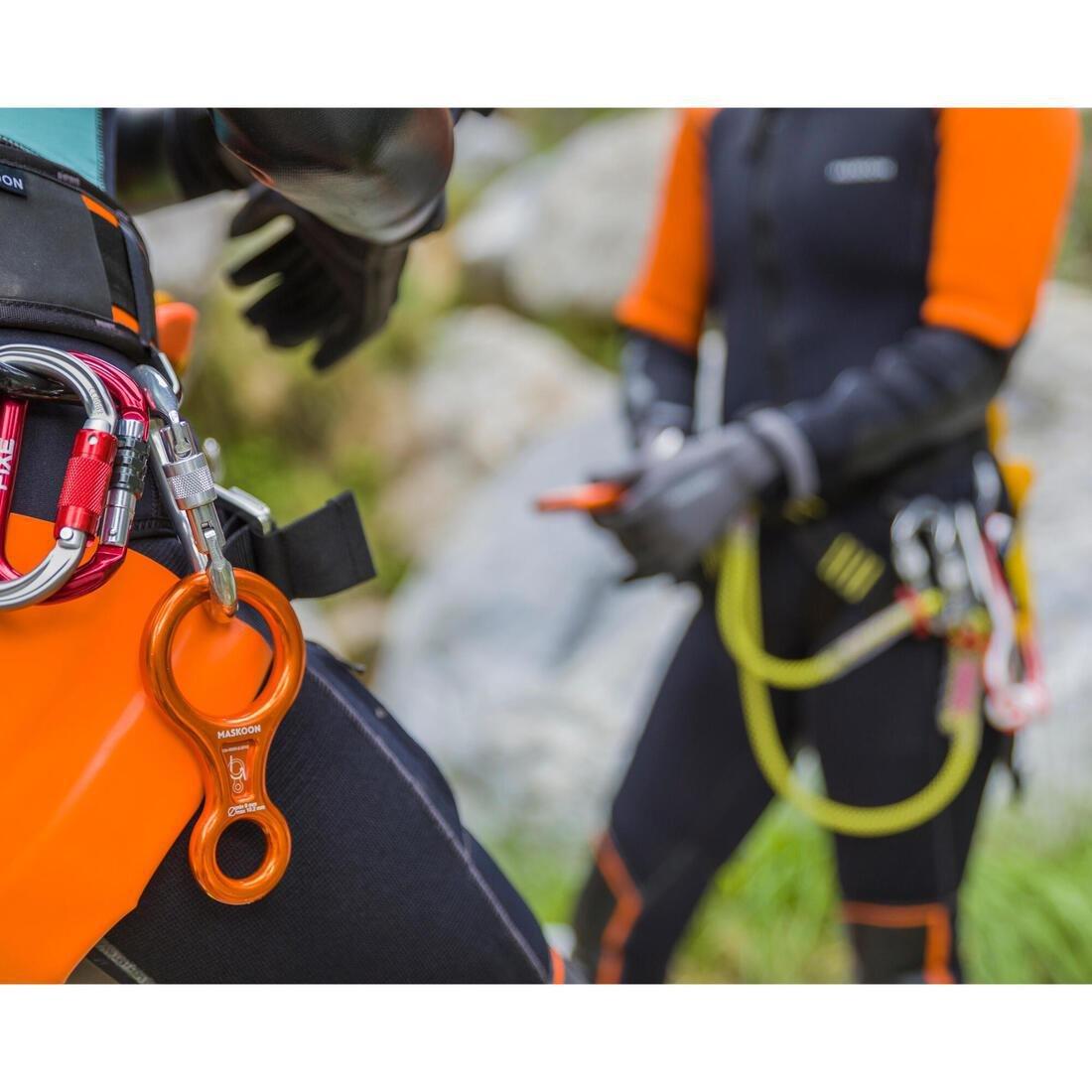 Canyoning Eight Descender - Maskoon 100, Orange, No Color, large image number 7