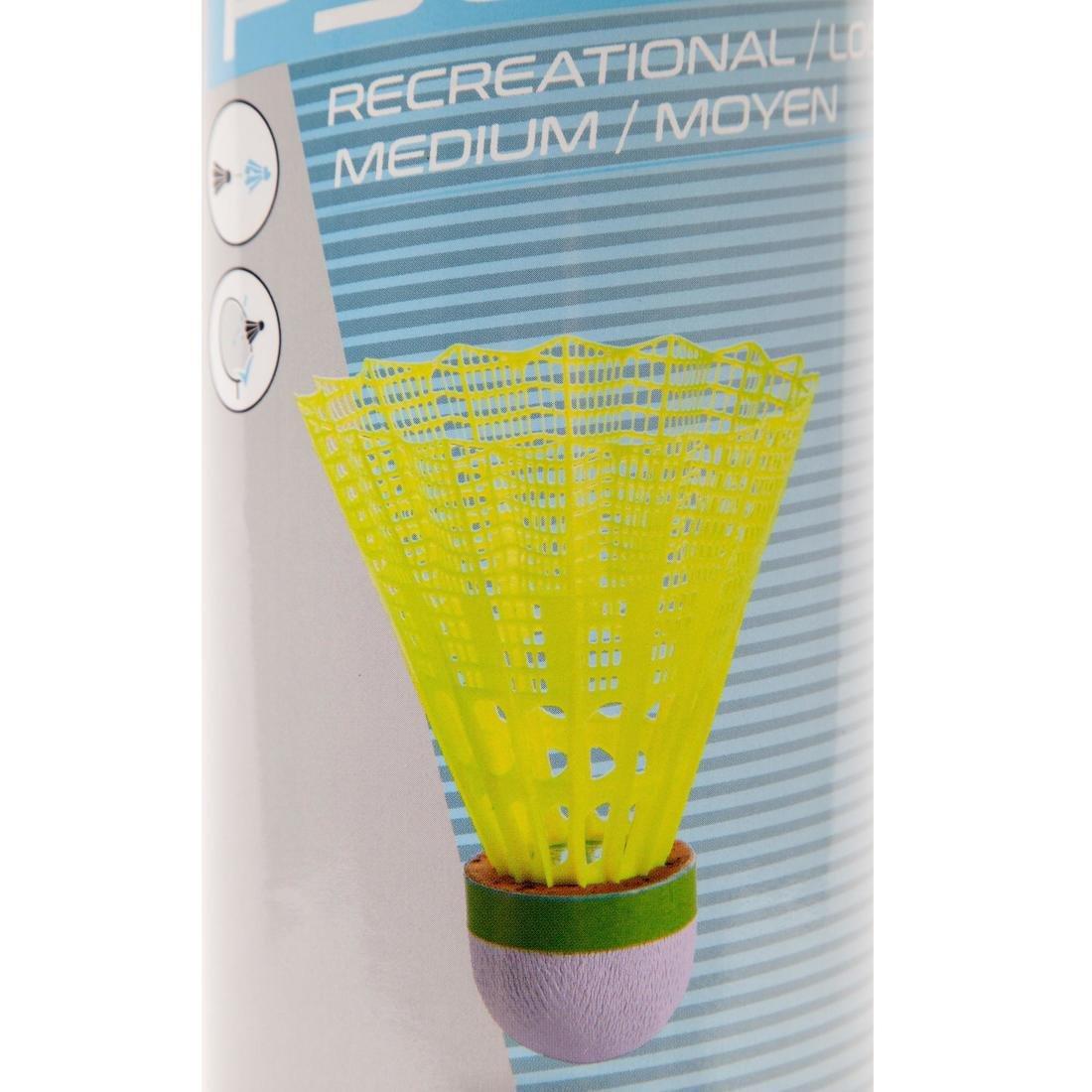 PERFLY - Plastic Shuttlecock Psc 500 X 6, White