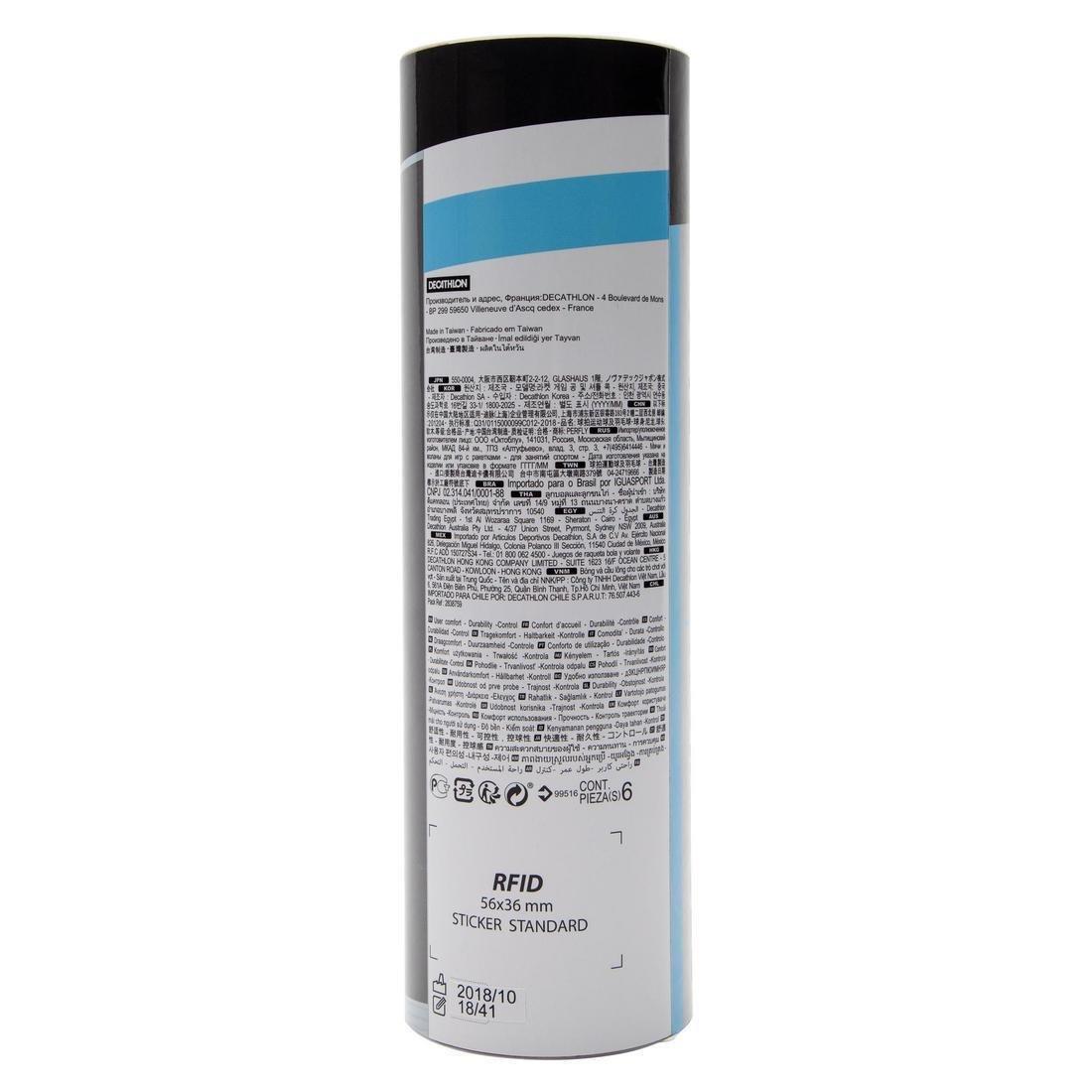 Unisex PSC 500 Shuttlecock, Yellow, No Color, large image number 4