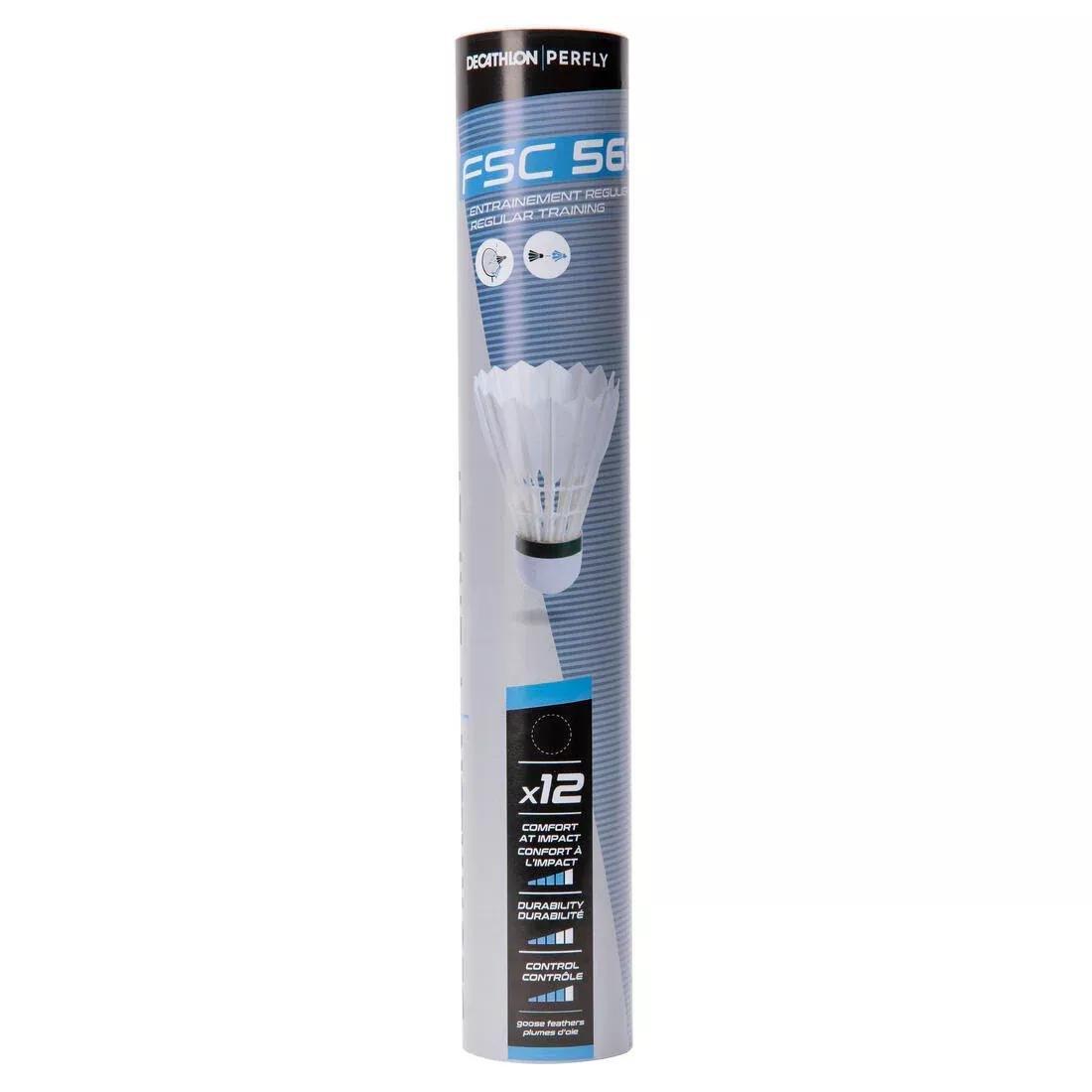 Feather Shuttlecock Fsc 560 Speed 78 X 12, White, No Color, large image number 0