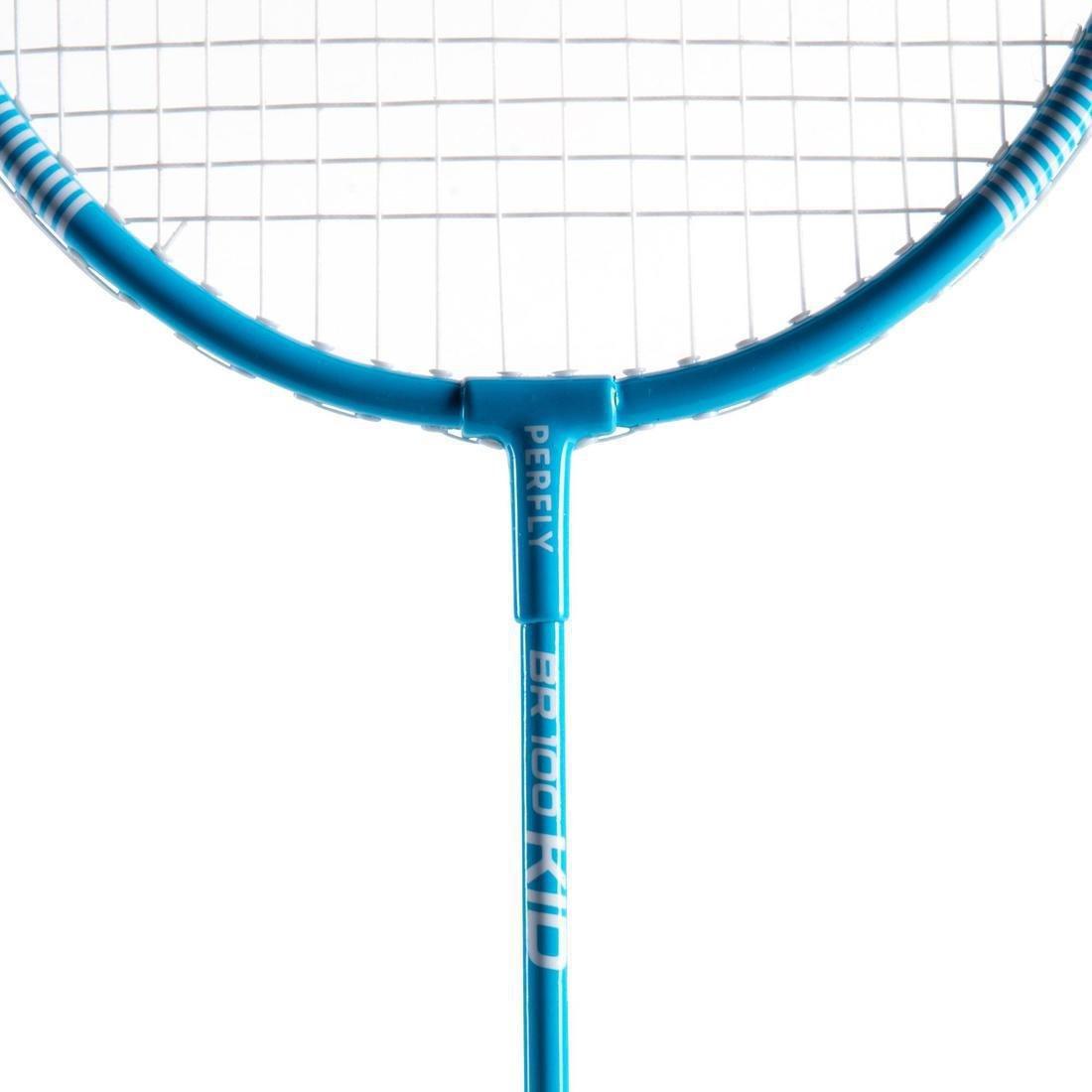 Kids Boys Badminton Racket Br 100, Blue, No Color, large image number 5