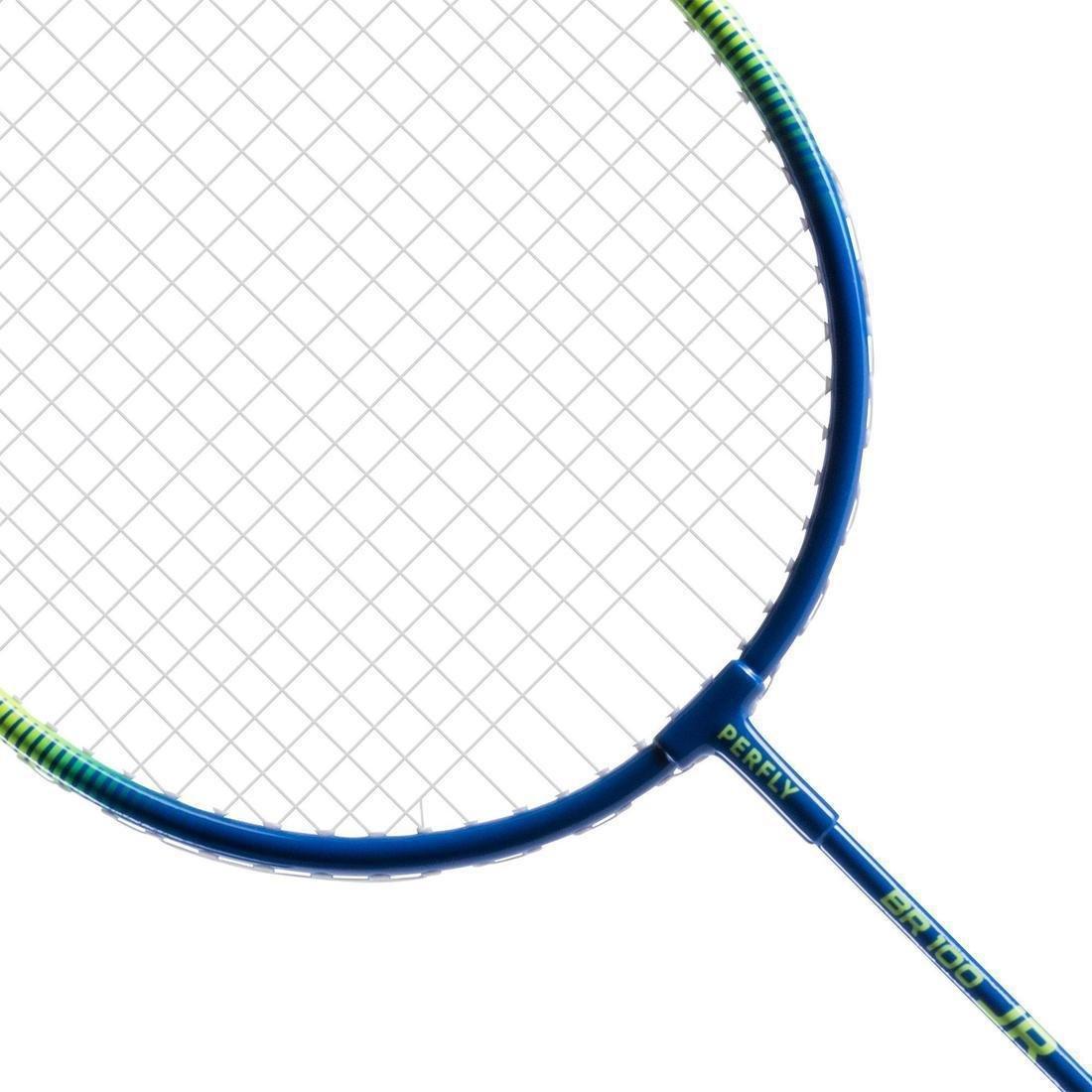 Junior Badminton Racket Br 100, Blue, No Color, large image number 4