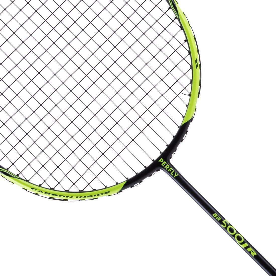 Junior Badminton Racket Br 500, Black, No Color, large image number 3