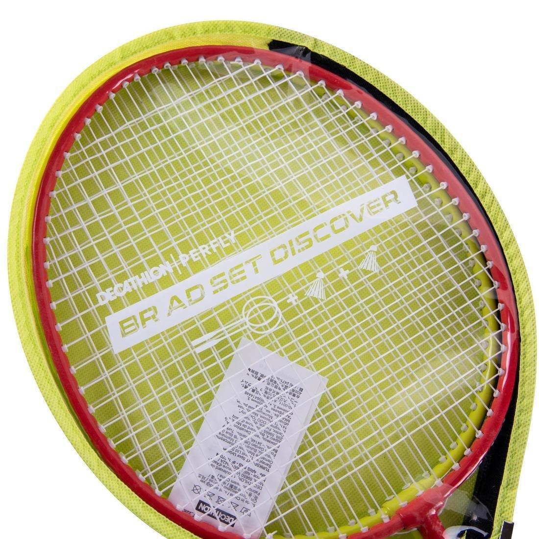 Adult Badminton Racket Br Ad Set Discover, Multicolour, No Color, large image number 9