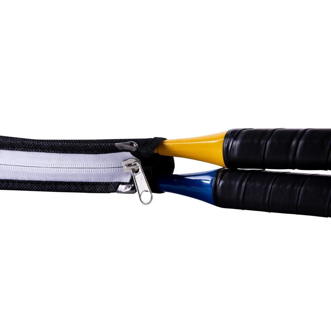 Adult Badminton Rackets Starter Set, Multicolour, No Color, large image number 2