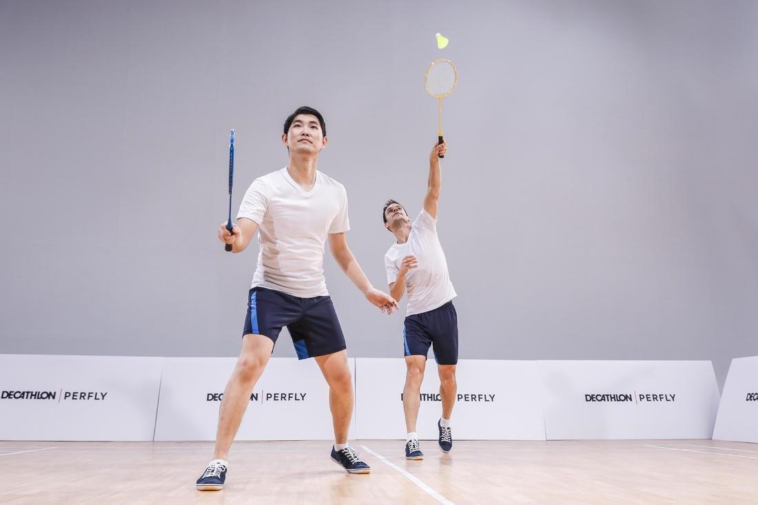 Adult Badminton Rackets Starter Set, Multicolour, No Color, large image number 8