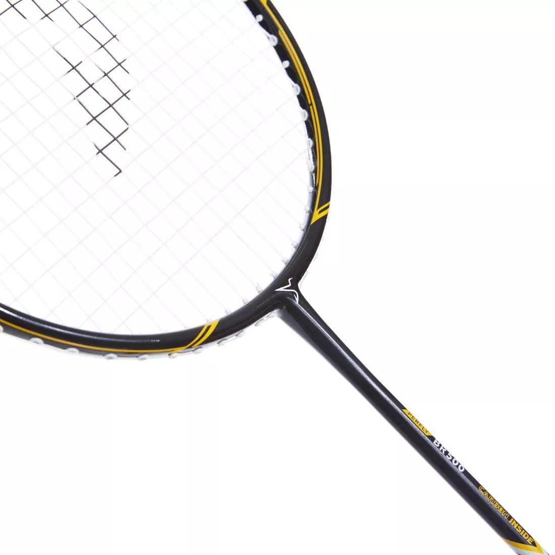Adult Badminton Racket Br500, White, No Color, large image number 4