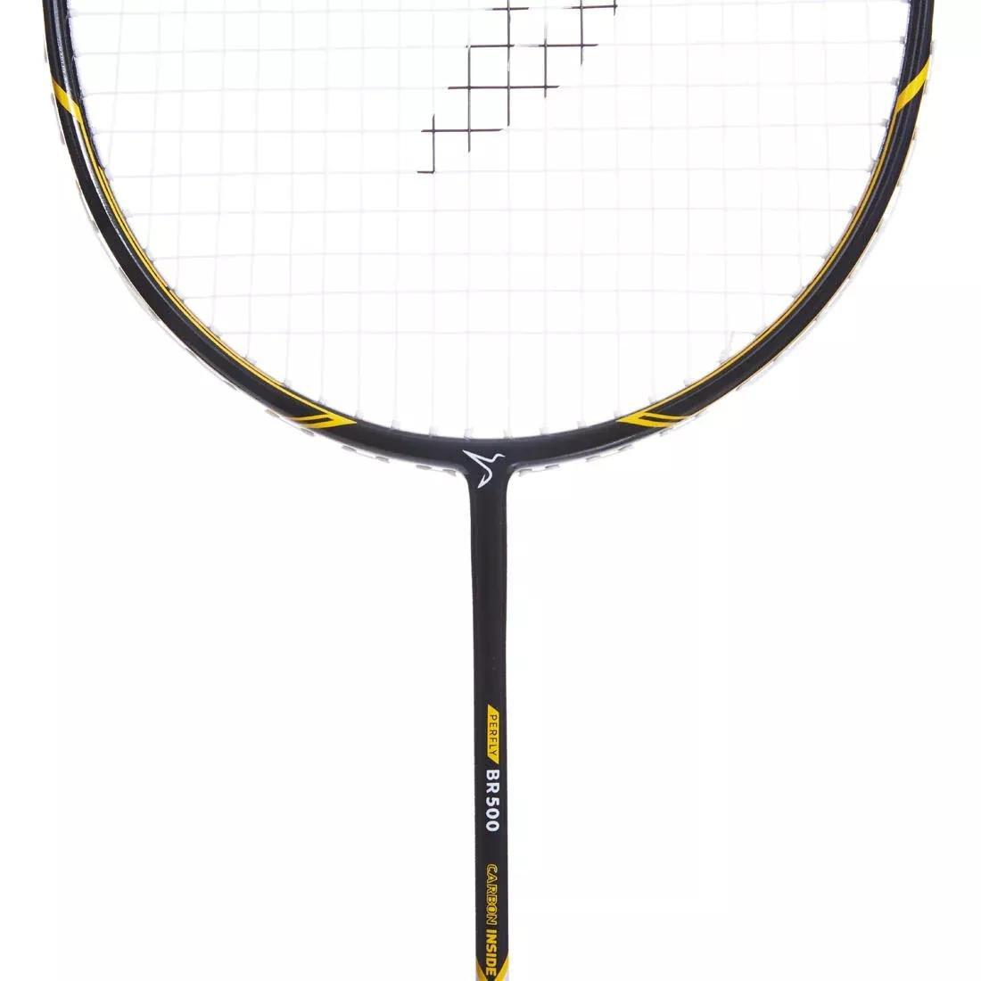 Adult Badminton Racket Br500, White, No Color, large image number 9