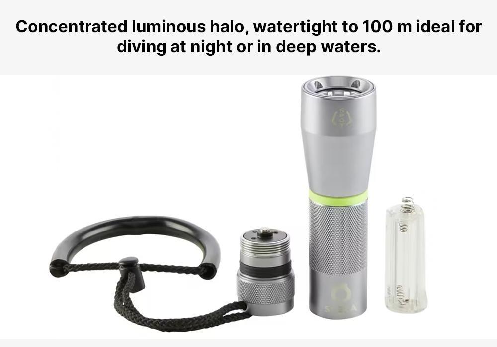 Scd 100 Lumen Spot Diving Torch/Lamp, 3000 Lux, Grey, No Color, large image number 11