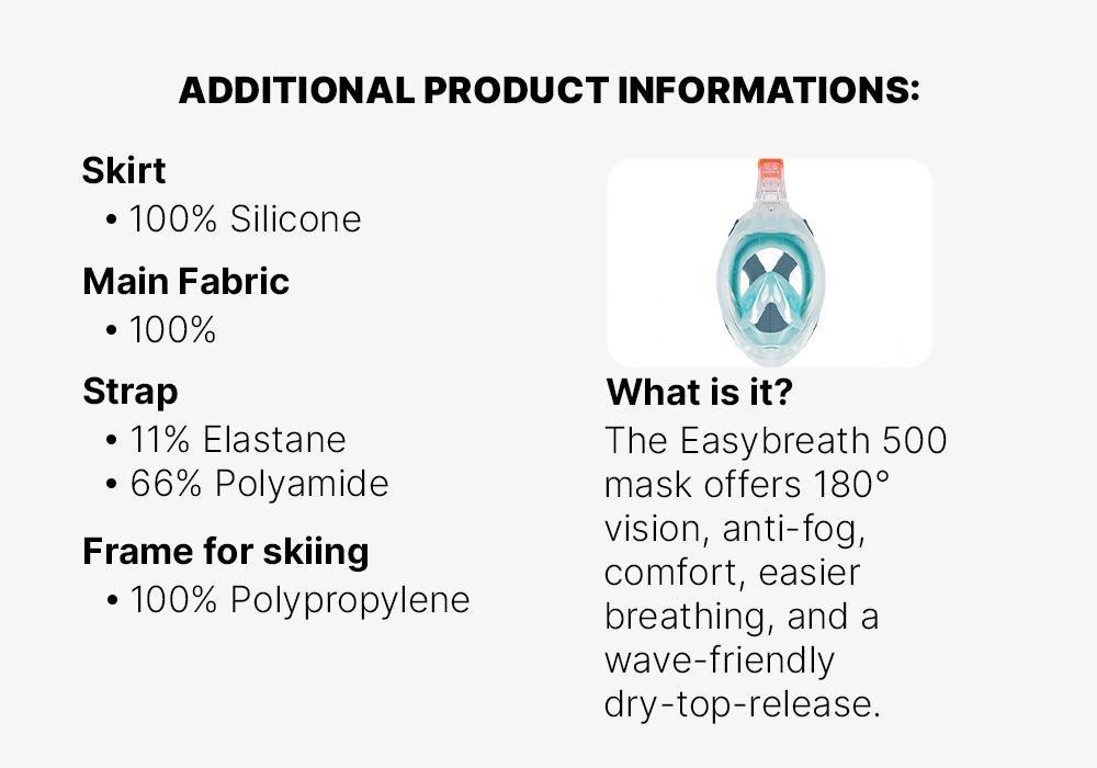 Easybreath Surface Mask 500, Green, No Color, medium