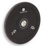 DOMYOS - Weightlifting Bumper Disc 50Mm Inner Diameter, Black
