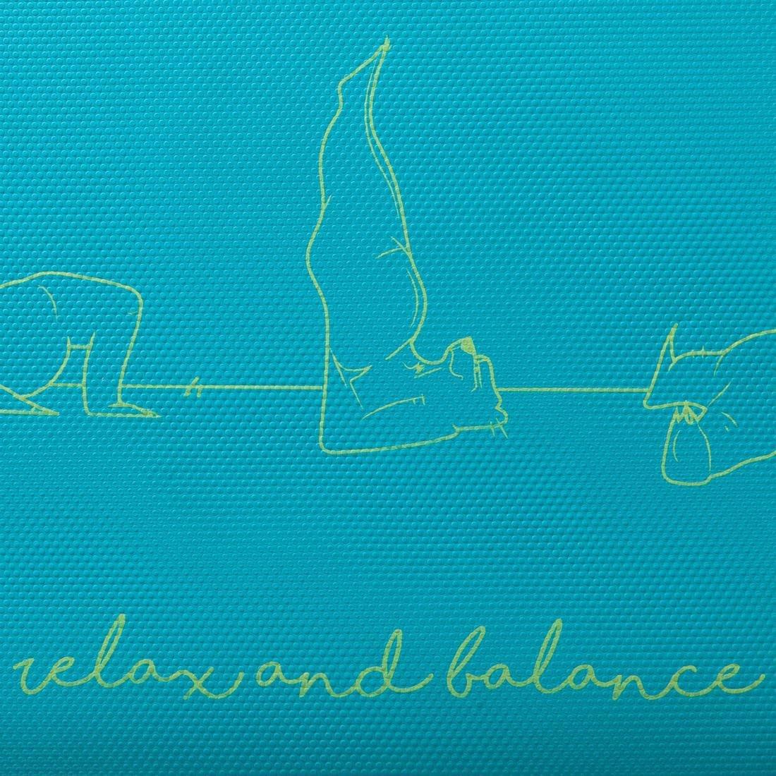 Kids Yoga Mat Bear, Blue, No Color, large image number 2