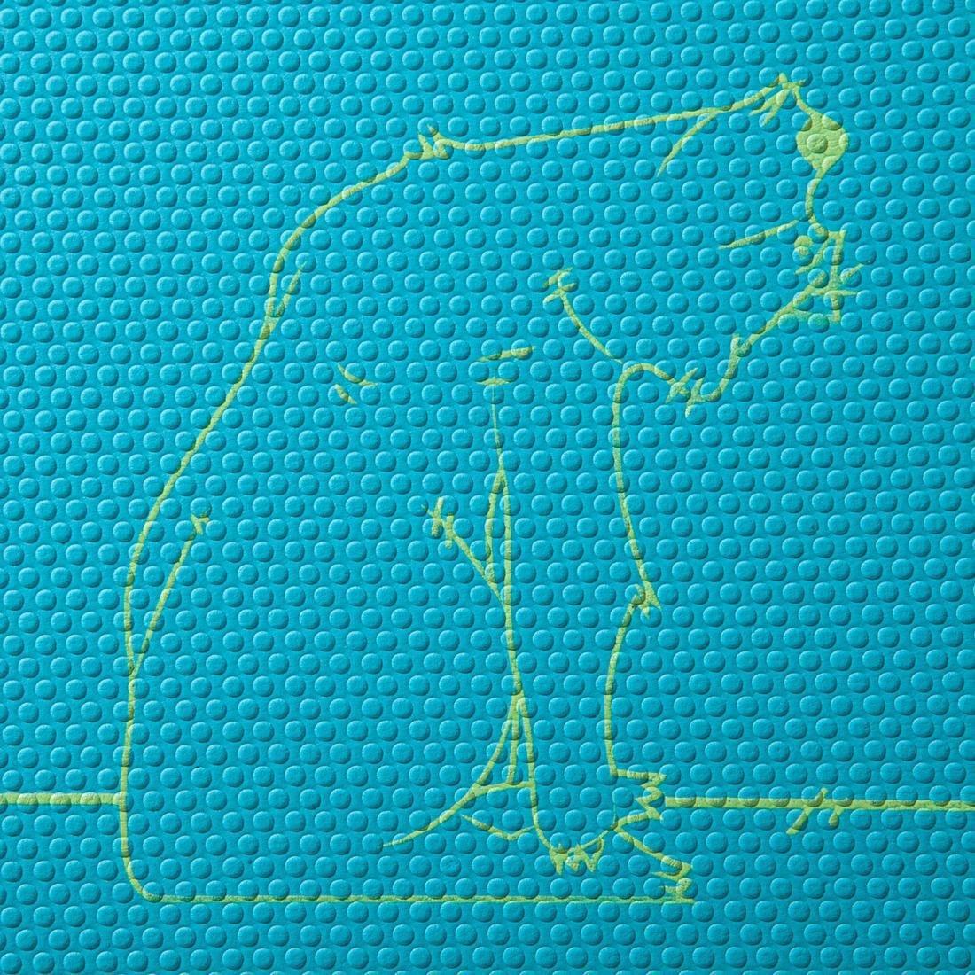 Kids Yoga Mat Bear, Blue, No Color, large image number 3