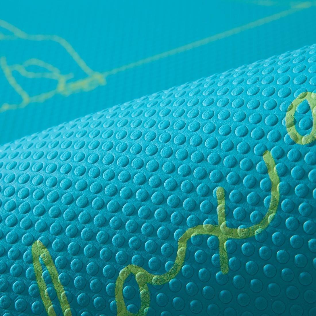 Kids Yoga Mat Bear, Blue, No Color, large image number 4