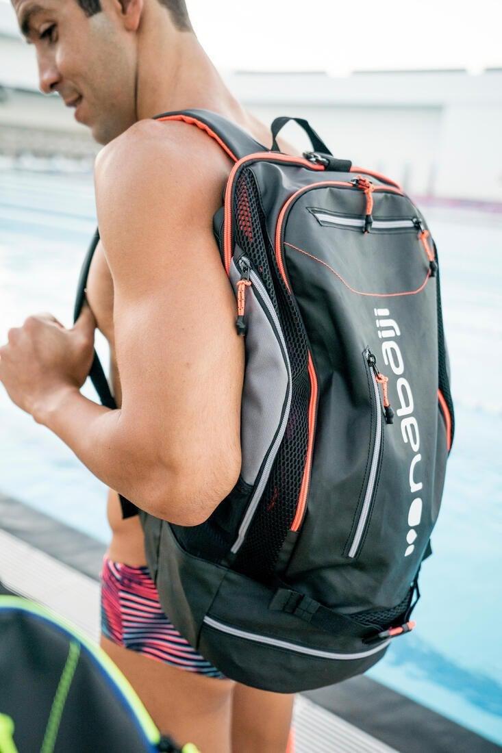 Swimming Backpack 900, Black, No Color, large image number 1
