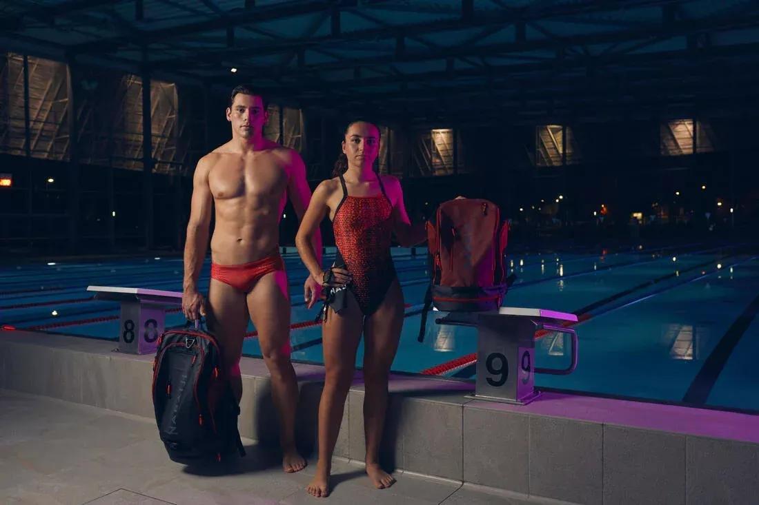 Swimming Backpack 900, Black, No Color, large image number 10