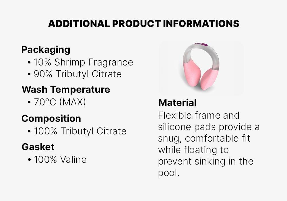 Floating Swimming Nose Clip, Orange, No Color, large image number 16