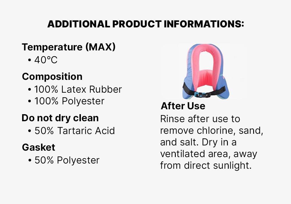 Swim Vest Swimvest, Blue, No Color, medium