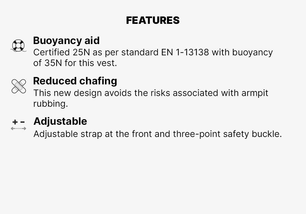 Swim Vest Swimvest, Cyan, No Color, medium