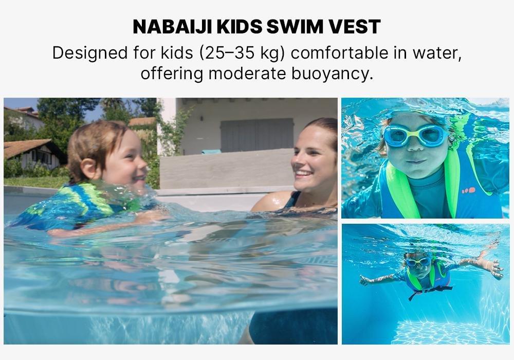 Swim Vest Swimvest, Cyan, No Color, medium