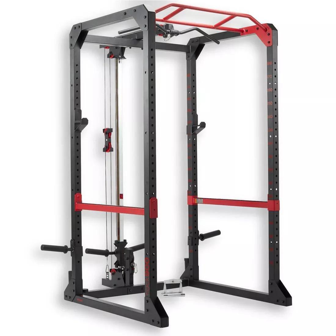 Weight Training Rack Chin-Up / Squat / Bench Press / Back Pull, No Color, large image number 0