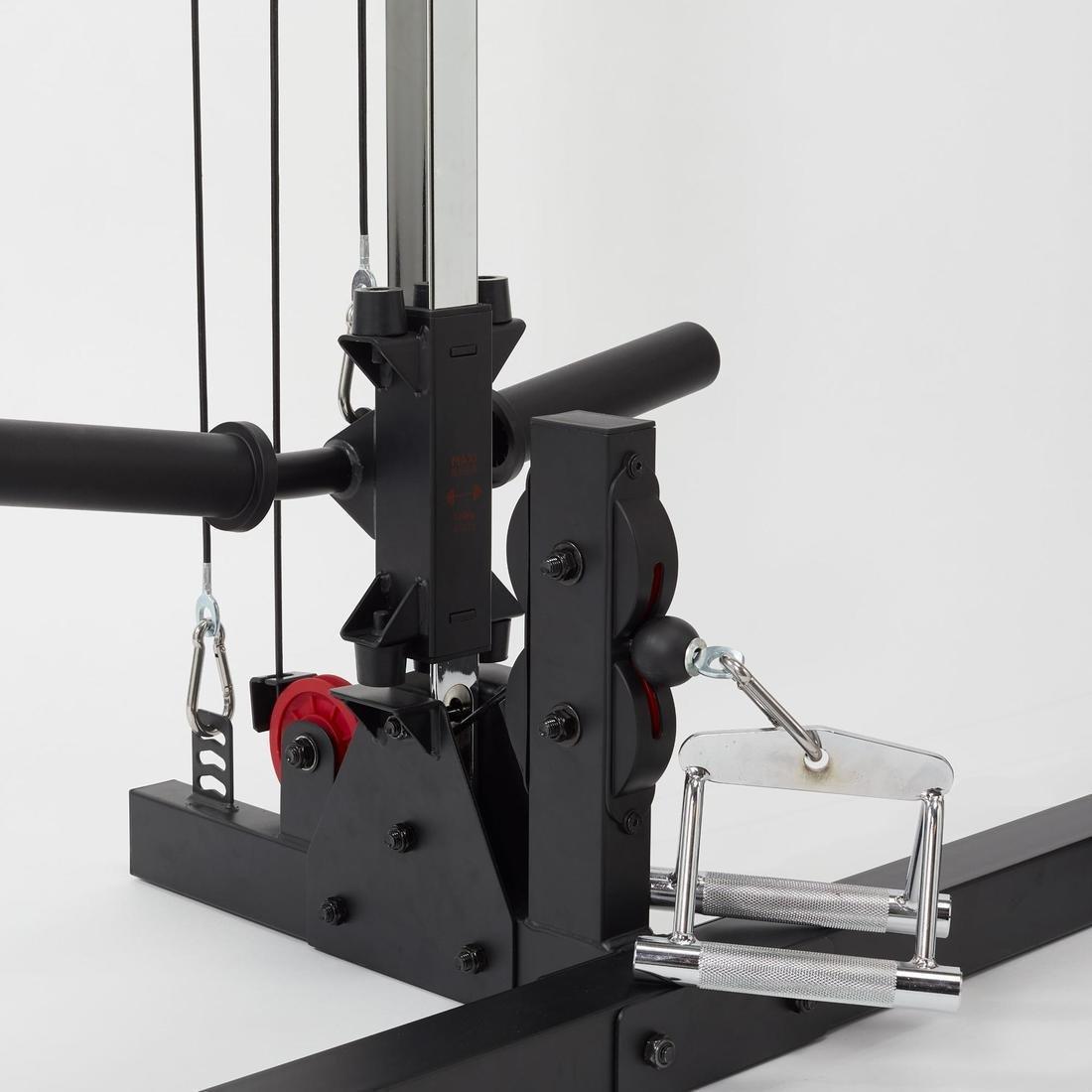 Weight Training Rack Chin-Up / Squat / Bench Press / Back Pull, No Color, large image number 4