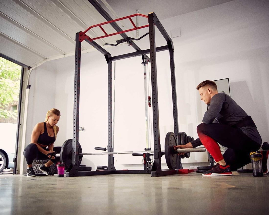 Weight Training Rack Chin-Up / Squat / Bench Press / Back Pull, No Color, large image number 10