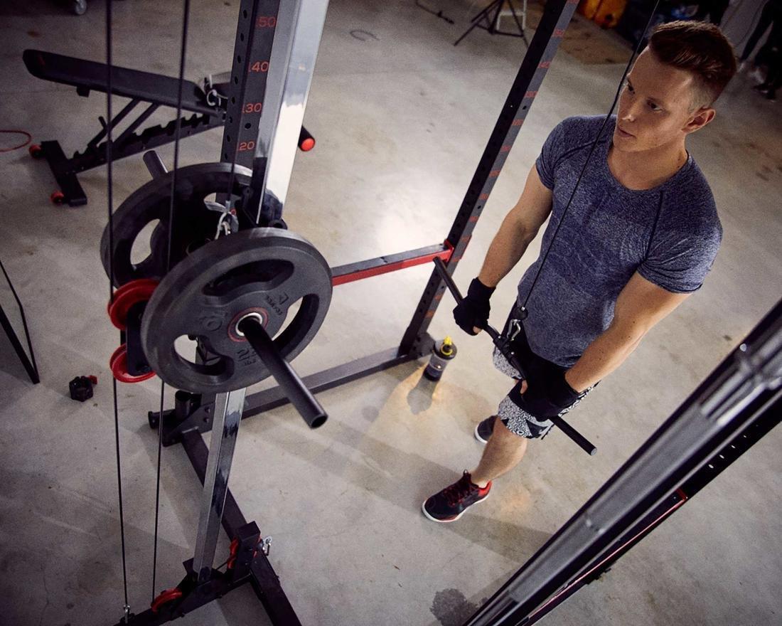 Weight Training Rack Chin-Up / Squat / Bench Press / Back Pull, No Color, large image number 13